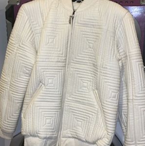 cream   vilanto  leather jacket